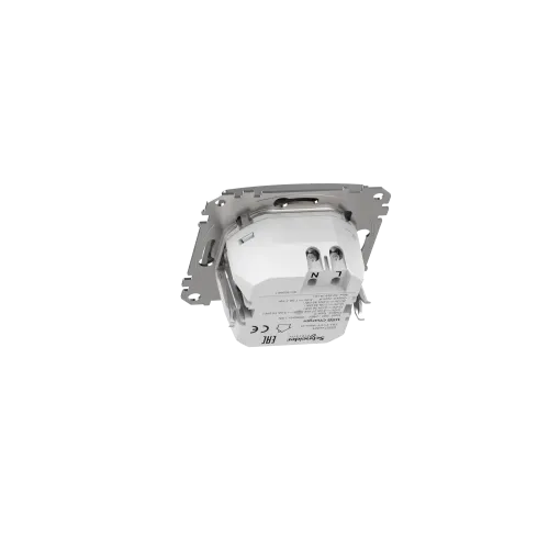 Розетка USB тип A+C 3A, 45W, алюминий, Sedna Design SDD113404