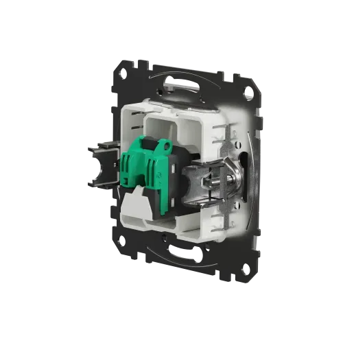 Компьютерная розетка RJ45 кат. 5е UTP, алюминий, Sedna Design SDD113451