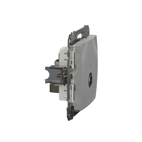 Розетка телевизионная конечная, алюминий, Sedna Design SDD113471