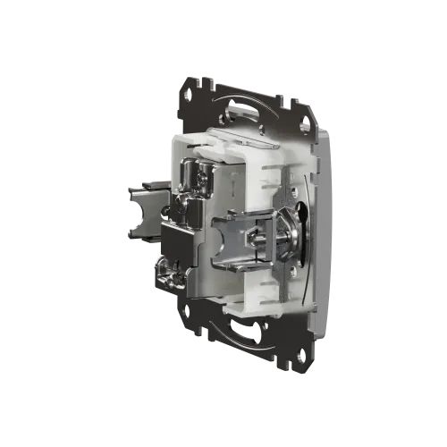 Розетка телевизионная конечная, алюминий, Sedna Design SDD113471