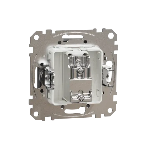 Розетка телевизионная конечная, алюминий, Sedna Design SDD113471