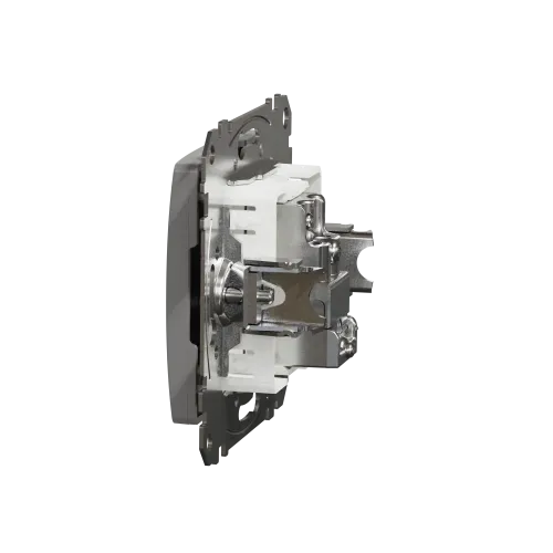 Розетка телевизионная конечная, алюминий, Sedna Design SDD113471