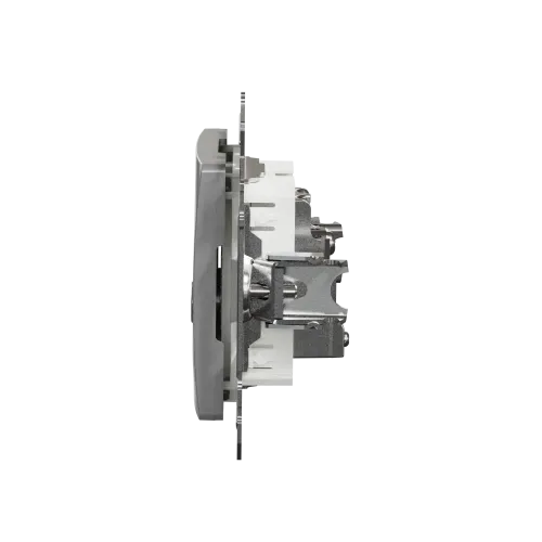 Розетка телевизионная конечная, алюминий, Sedna Design SDD113471