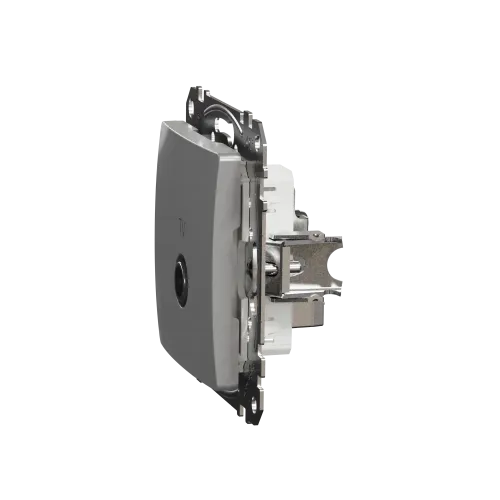 Розетка телевизионная конечная, алюминий, Sedna Design SDD113471