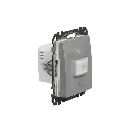 Датчик движения с кнопкой, алюминий, Sedna Design SDD113504