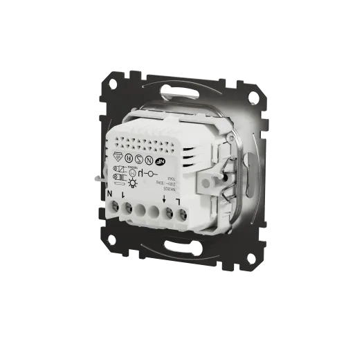 Датчик движения с кнопкой, алюминий, Sedna Design SDD113504