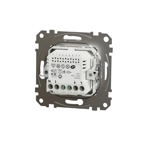Датчик движения с кнопкой, алюминий, Sedna Design SDD113504