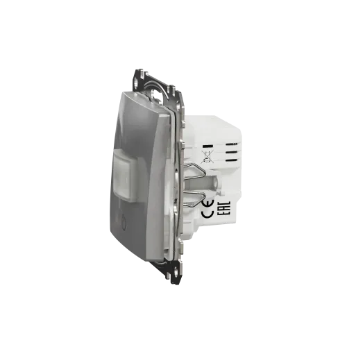 Датчик движения с кнопкой, алюминий, Sedna Design SDD113504