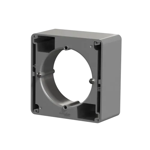 Коробка для накладного монтажа 1 пост, алюминий, Sedna Design SDD113901