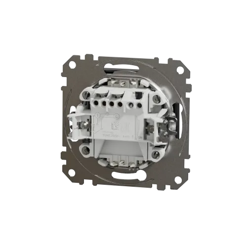 Выключатель с подсветкой 1 клавишный, черный, Sedna Design SDD114101L