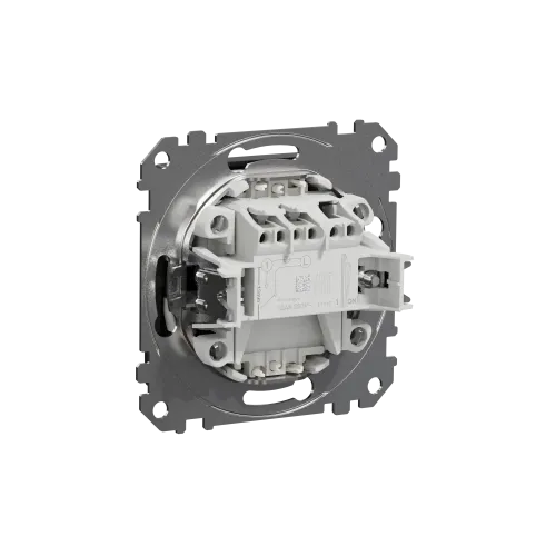 Выключатель с подсветкой 1 клавишный, черный, Sedna Design SDD114101L