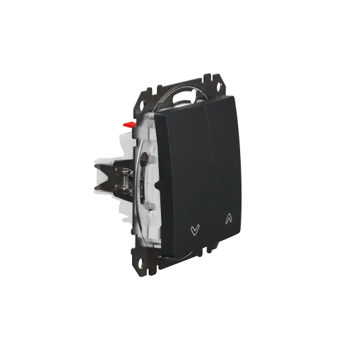Выключатель для жалюзи, черный, Sedna Design SDD114104