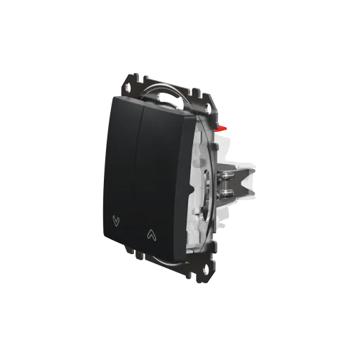 Выключатель для жалюзи, черный, Sedna Design SDD114104