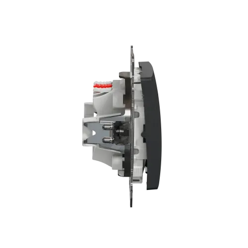 Выключатель перекрестный, черный, Sedna Design SDD114107