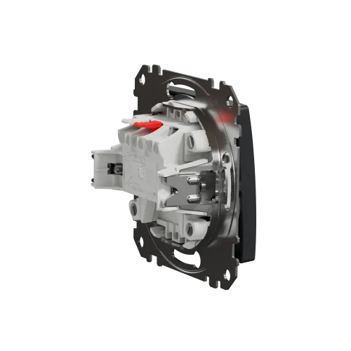 Кнопка 1 клавишная, черный, Sedna Design SDD114111