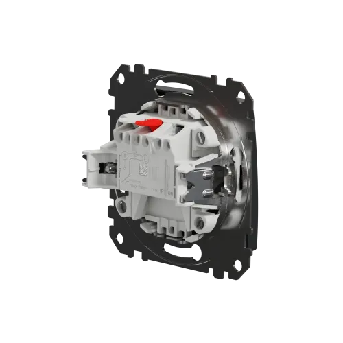 Кнопка 1 клавишная, черный, Sedna Design SDD114111