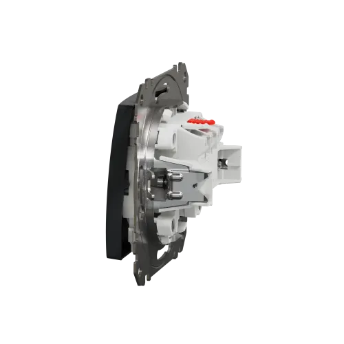 Кнопка 1 клавишная, черный, Sedna Design SDD114111