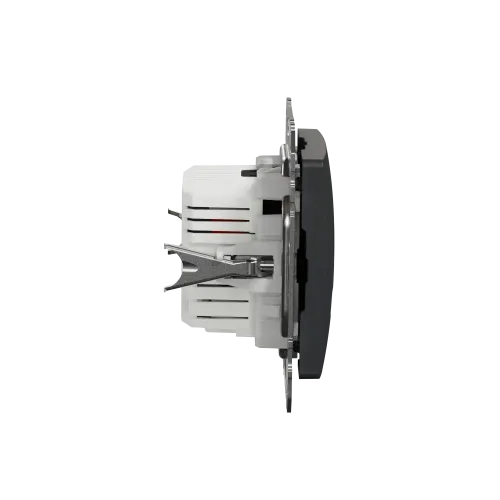 Розетка USB тип A+A, черный, Sedna Design SDD114401
