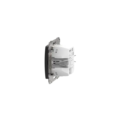 Розетка USB тип A+C 3A, 45W, черный, Sedna Design SDD114404