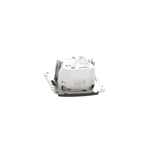 Розетка USB тип A+C 3A, 45W, черный, Sedna Design SDD114404
