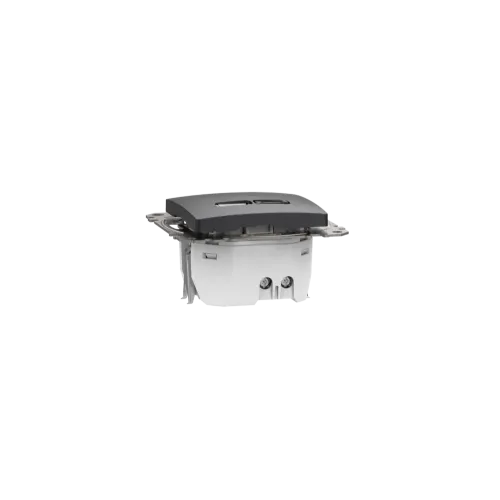 Розетка USB тип A+C 3A, 45W, черный, Sedna Design SDD114404