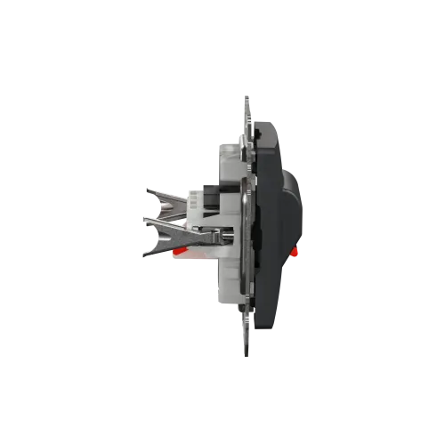 Аудиорозетка, черный, Sedna Design SDD114411