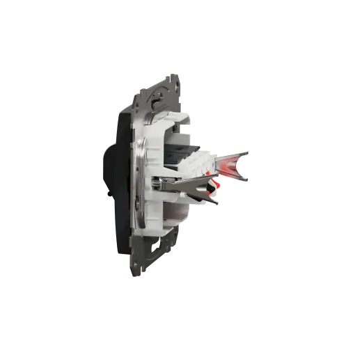 Аудиорозетка, черный, Sedna Design SDD114411
