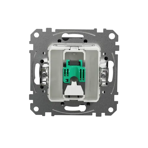 Компьютерная розетка RJ45 кат. 5е UTP, черный, Sedna Design SDD114451