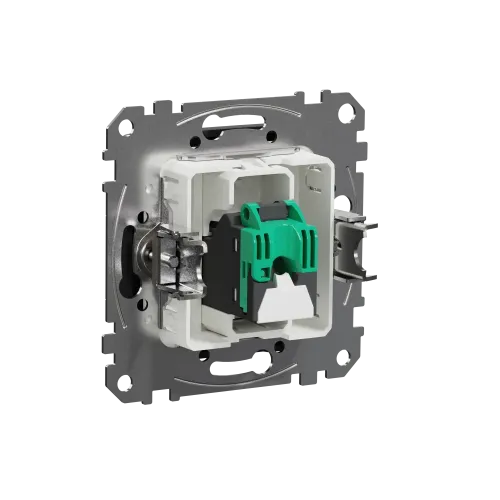 Компьютерная розетка RJ45 кат. 5е UTP, черный, Sedna Design SDD114451