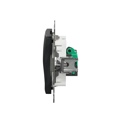 Компьютерная розетка RJ45 кат. 5е UTP, черный, Sedna Design SDD114451