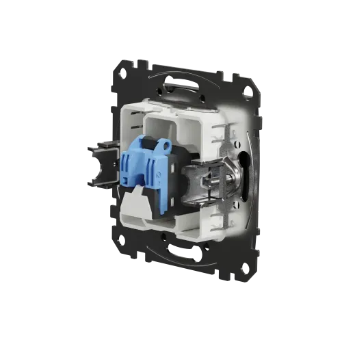 Компьютерная розетка RJ45 кат. 6 UTP, черный, Sedna Design SDD114461