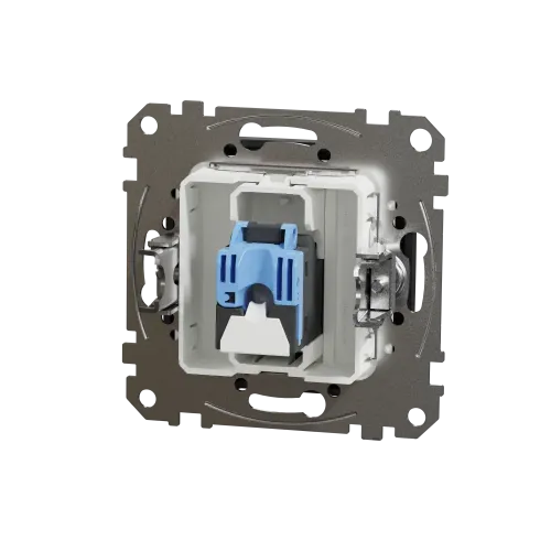 Компьютерная розетка RJ45 кат. 6 UTP, черный, Sedna Design SDD114461