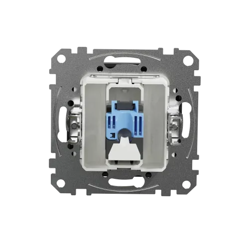 Компьютерная розетка RJ45 кат. 6 UTP, черный, Sedna Design SDD114461