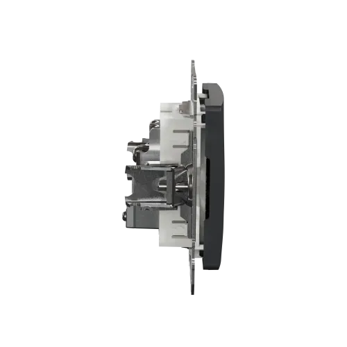 Розетка телевизионная конечная, черный, Sedna Design SDD114471