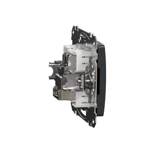 Розетка телевизионная конечная, черный, Sedna Design SDD114471