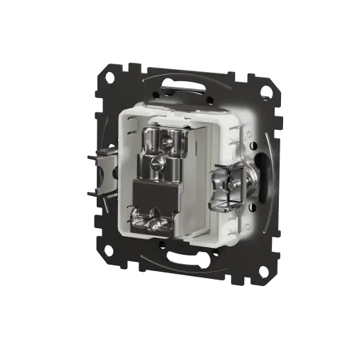 Розетка телевизионная конечная, черный, Sedna Design SDD114471