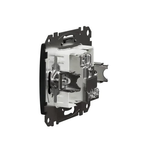 Розетка телевизионная конечная, черный, Sedna Design SDD114471