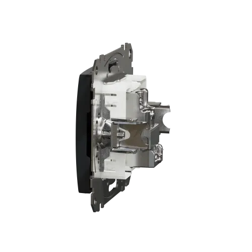 Розетка телевизионная конечная, черный, Sedna Design SDD114471