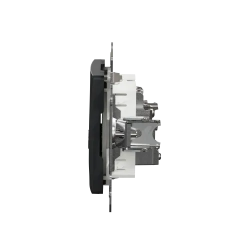 Розетка телевизионная конечная, черный, Sedna Design SDD114471