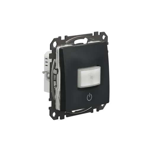 Датчик движения с кнопкой, черный, Sedna Design SDD114504