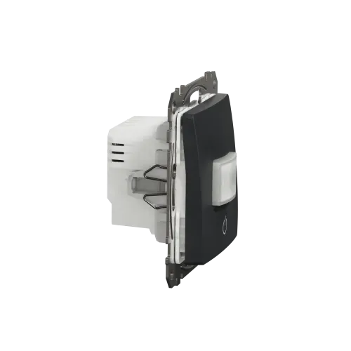 Датчик движения с кнопкой, черный, Sedna Design SDD114504