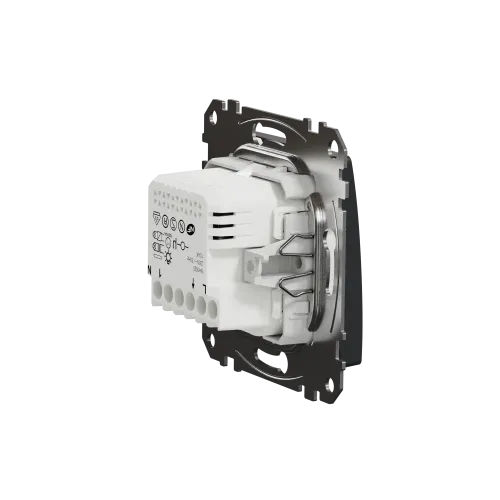 Датчик движения с кнопкой, черный, Sedna Design SDD114504