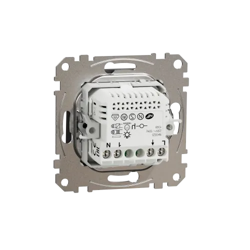 Датчик движения с кнопкой, черный, Sedna Design SDD114504