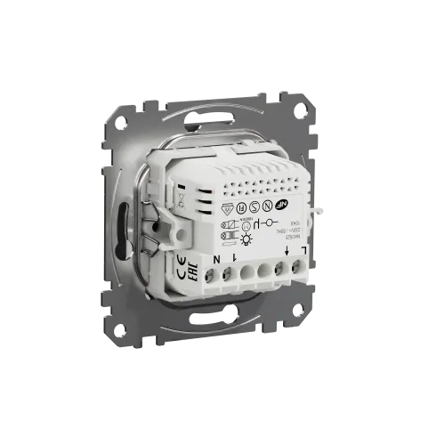 Датчик движения с кнопкой, черный, Sedna Design SDD114504