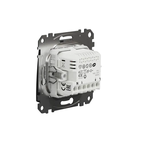 Датчик движения с кнопкой, черный, Sedna Design SDD114504