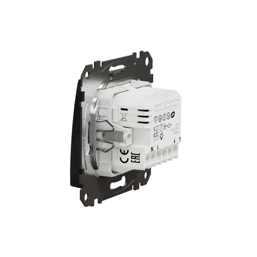 Датчик движения с кнопкой, черный, Sedna Design SDD114504
