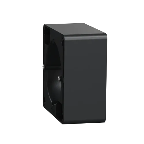Коробка для накладного монтажа 1 пост, черный, Sedna Design SDD114901
