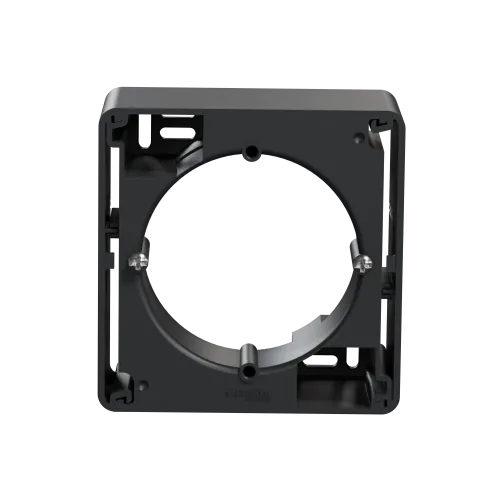 Коробка для накладного монтажа 1 пост, черный, Sedna Design SDD114901