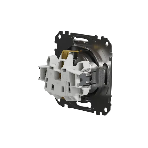 Розетка электрическая, матовый алюминий, Sedna Design SDD170022
