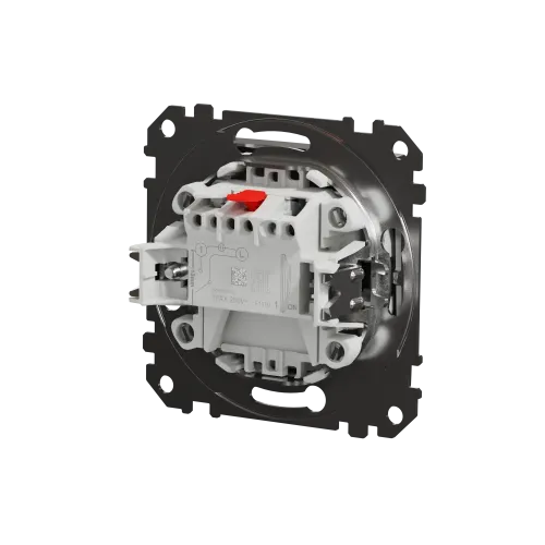 Выключатель 1 клавишный, матовый алюминий, Sedna Design SDD170101
